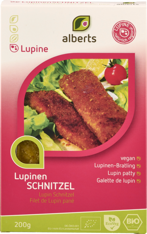 Bio Veganes Lupinenschnitzel paniert Doppelpack